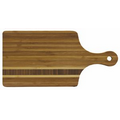 Bamboo Small Inlay Bread Board with Handle